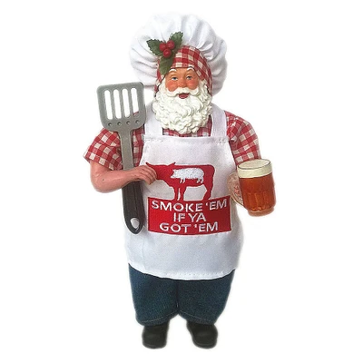 Santa's Workshop 12" Pit Master Santa