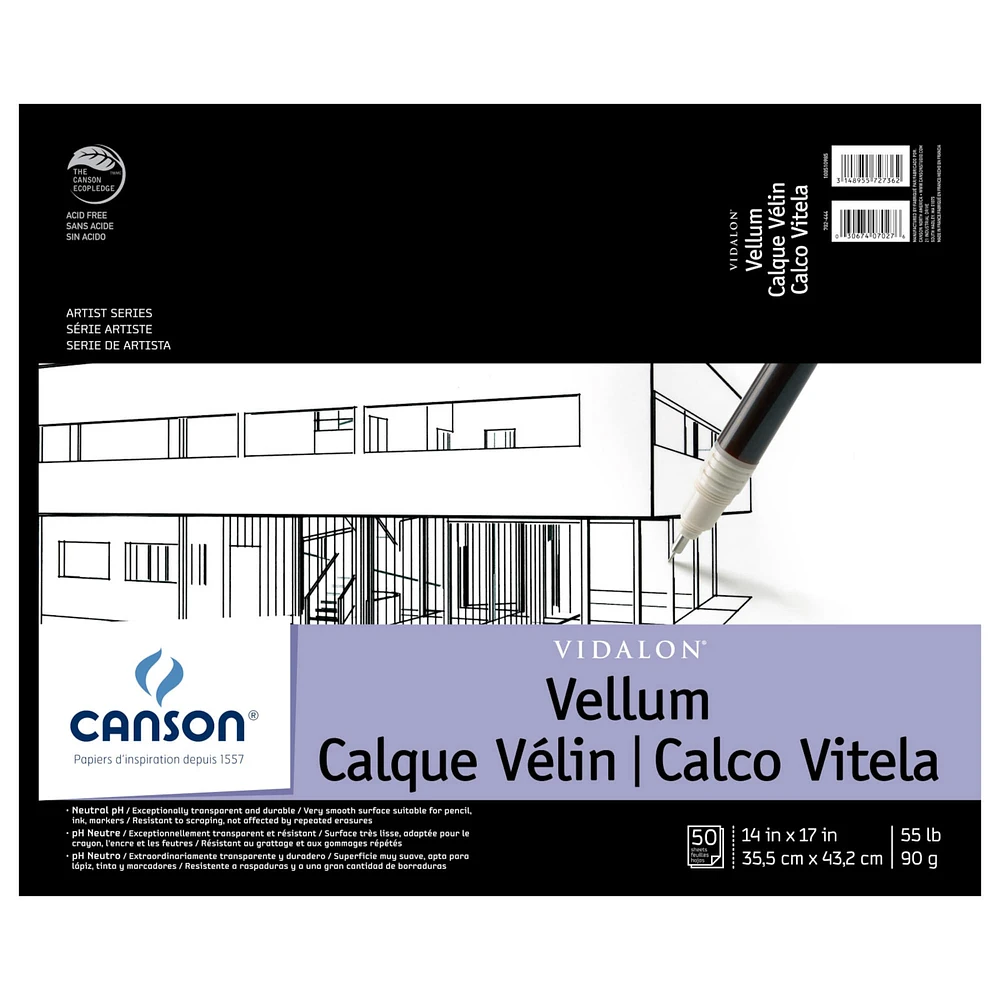 Canson® Artist Series Vidalon® Vellum Tracing Paper