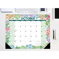 2023 Succulent Large Monthly Desk Pad Calendar