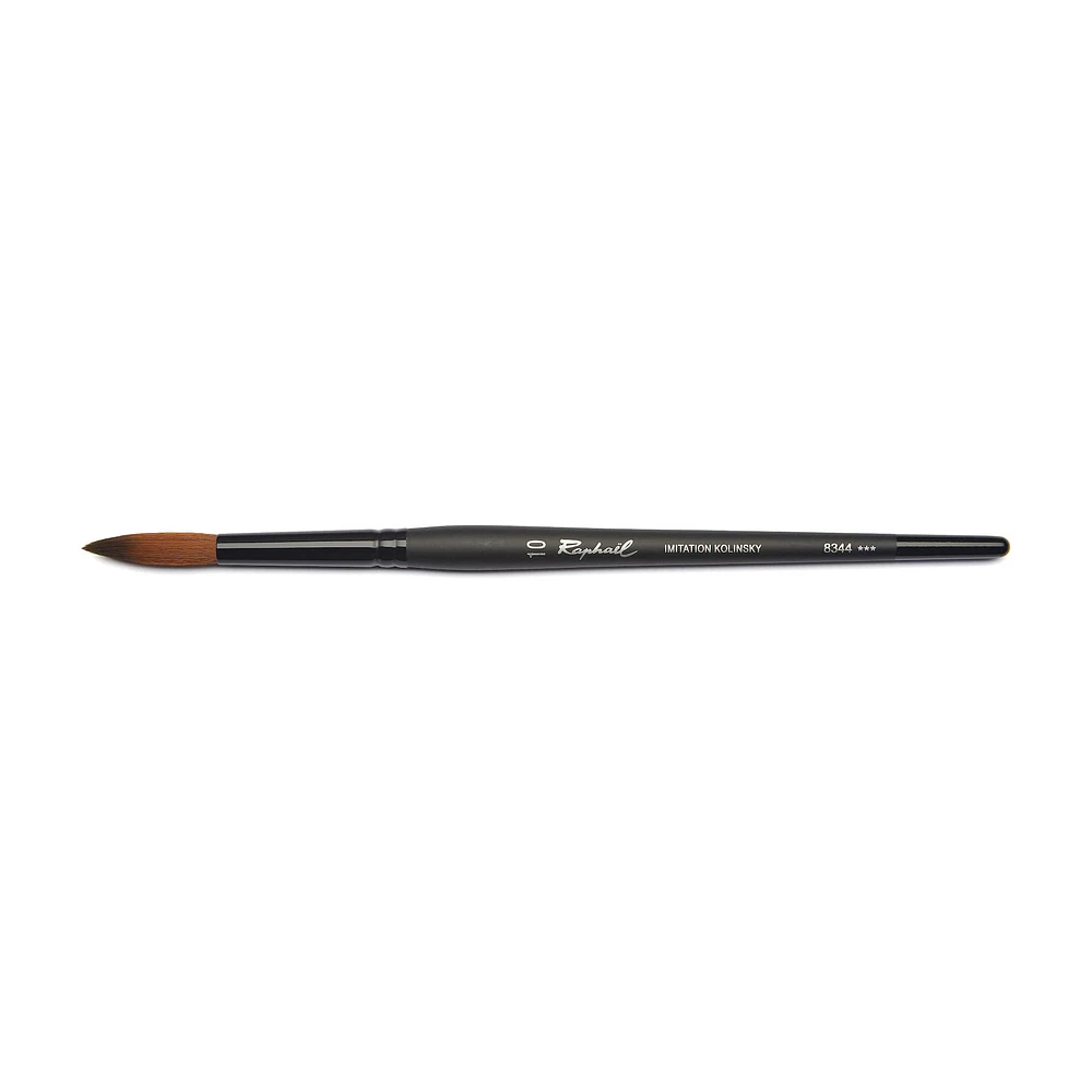 Raphael Synthetic Kolinsky Watercolor Short Handle Round Brush