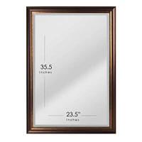 Head West® Oil Rubbed Bronze Rectangular Framed Vanity Wall Mirror