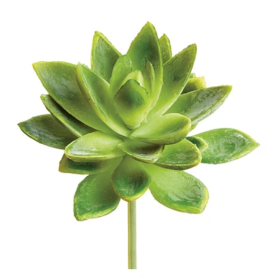 Soft Touch Patchy Green Mini Agave Pick 