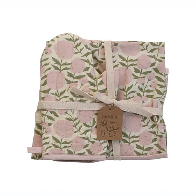 Floral Print Cotton Child's Apron