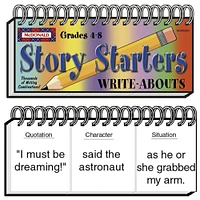 McDonald Publishing® 2-Pack Story Starters Write-Abouts, Grades 4-8