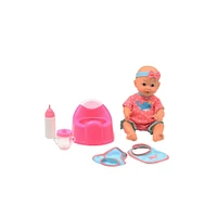 Gi-Go Drink & Wet Baby Doll With Training Potty