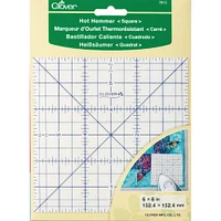 Clover Hot Hemmer 6" Square Ruler