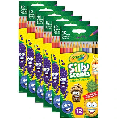 4 Packs: 6 Packs 12 ct. (288 total) Crayola® Silly Scents™ Sweet Scents Colored Pencils