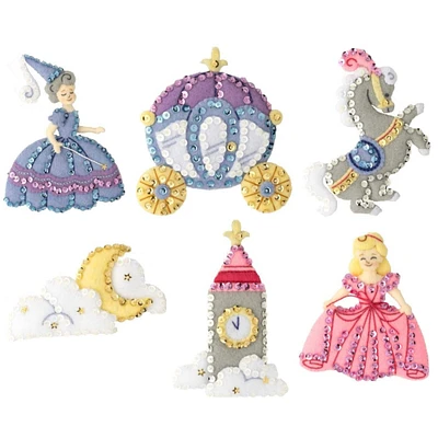 Bucilla® A Fairytale Princess Felt Ornaments Applique Kit