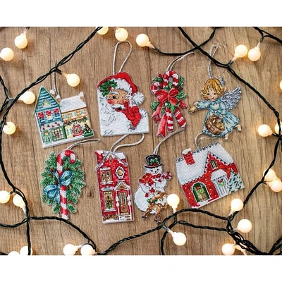 Letistitch Christmas Toys Kit 2 Plastic Canvas Counted Cross Stitch Kit