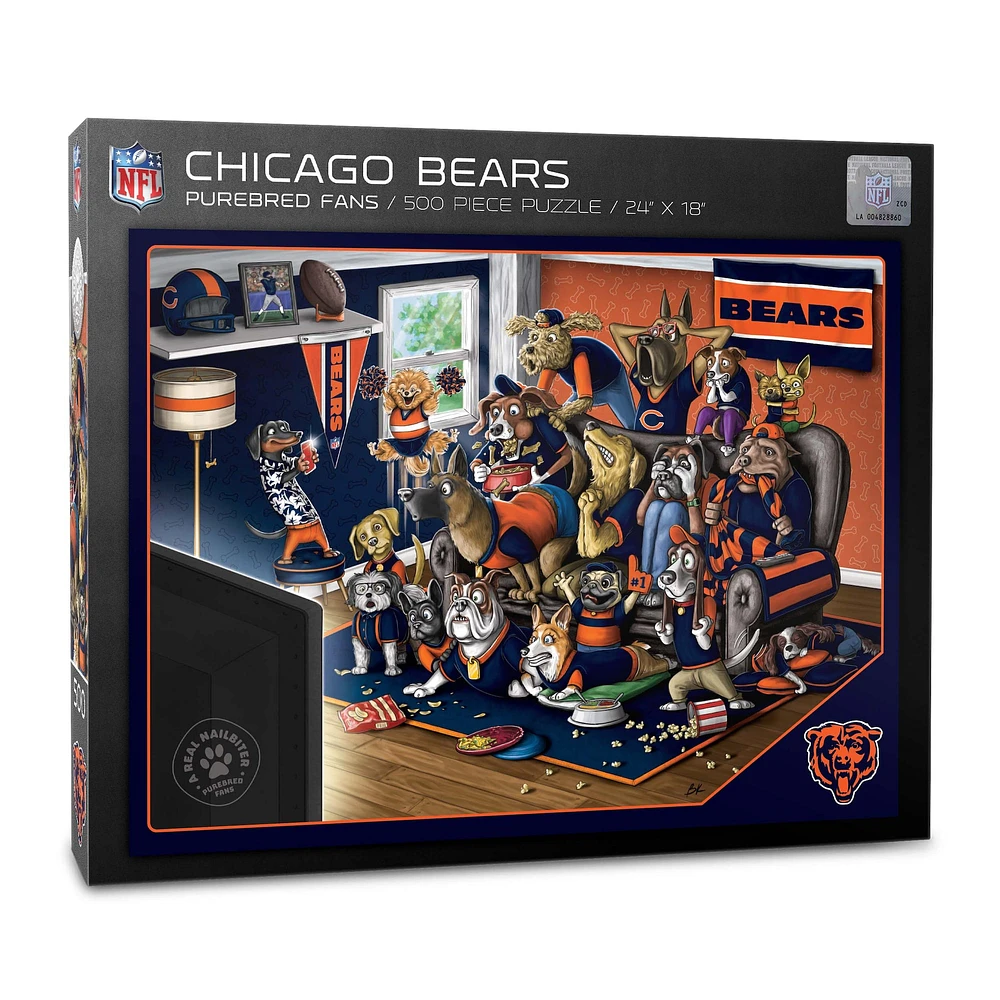 NFL Purebred Fans A Real Nailbiter 500 Piece Puzzle