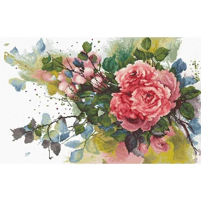 Luca-s Roses Counted Cross Stitch Kit