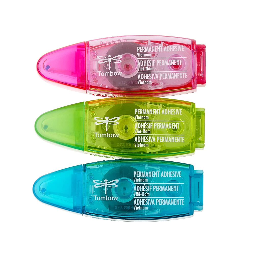 Tombow Mini Power Glue Tape Runners, 3ct.