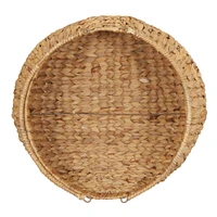 Household Essentials Round Woven Basket with Handles