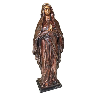 Design Toscano 32" Madonna Blessed Mother Cast Bronze Garden Statue