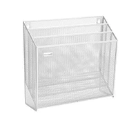 Mind Reader 3-Tier Vertical Mesh Wall File Holder