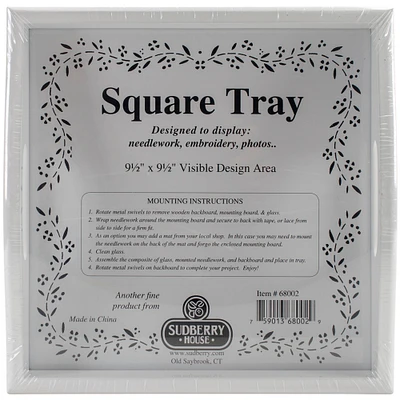 Sudberry House White Small Square Tray