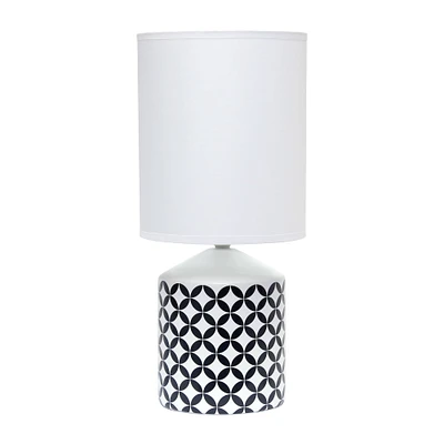 Simple Designs 18.5" Fresh Prints Table Lamp