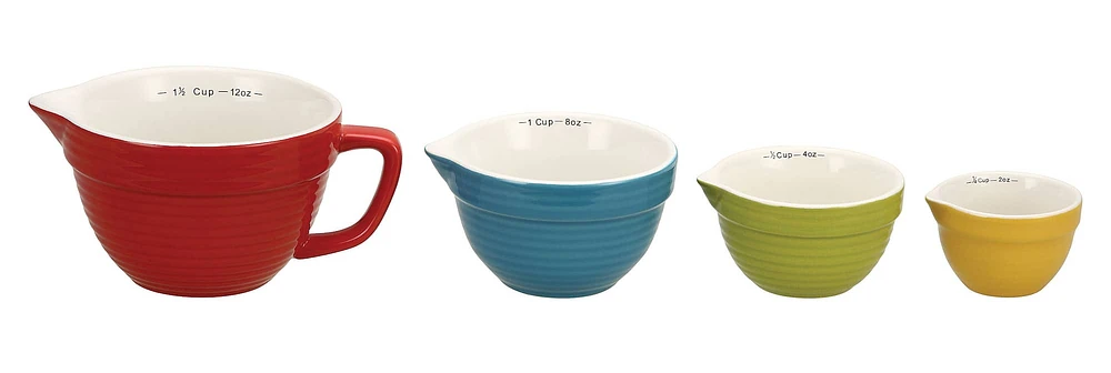 Bowl Shaped Measuring Cup Set