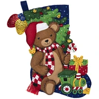 Bucilla Teddy Bear Felt Stocking Kit