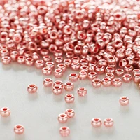 John Bead Metallic Czech Glass Seed Beads, 11/0