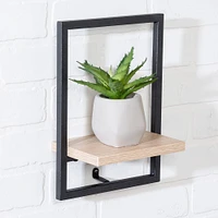 Honey Can Do 11" Vertical Floating Wall Shelf