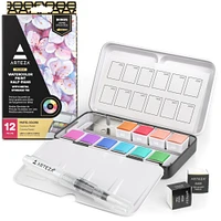 6 Pack: Arteza® Pastel Watercolor Half Pan Set