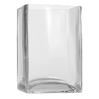 12 Pack: 6" Cube Glass Vase by Ashland®