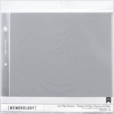 American Crafts™ Memorology™ 12" x 12" Top-Loading Page Protectors