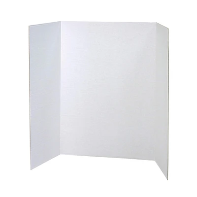 Pacon® 40" x 28"  White Single Wall Presentation Board, 8ct.