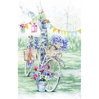 Letistitch Bike Counted Cross Stitch Kit