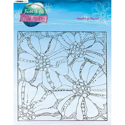 Studio Light Mindful Moodling Moodles of Flowers Clear Stamp