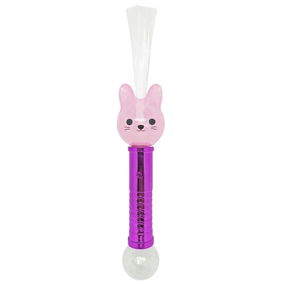 Pink Easter Bunny Light Up Fiber Optic Wand by Creatology™