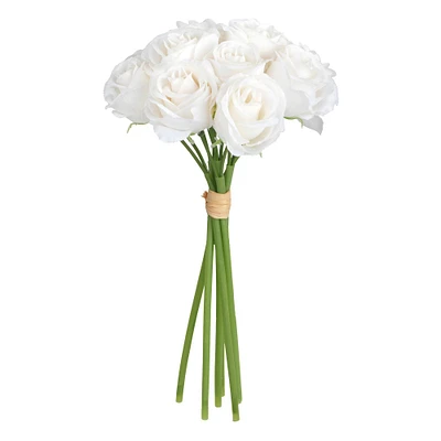 11" Cream Rose Bouquet by Ashland®