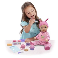 Little Darlings Baby Doll Feed & Care Deluxe Playset