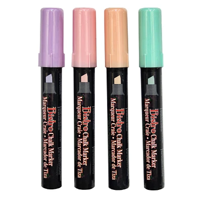 6 Packs: 4 ct. (24 total) Marvy® Uchida Bistro Chisel Tip Pastel Chalk Markers