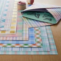 Bright Plaids Paper Pad by Recollections™, 12" x 12"
