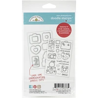 Doodlebug I Heart Travel Clear Doodle Stamps