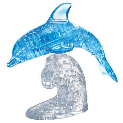 Original 3D Crystal Puzzle™ Blue Dolphin 95 Piece Puzzle