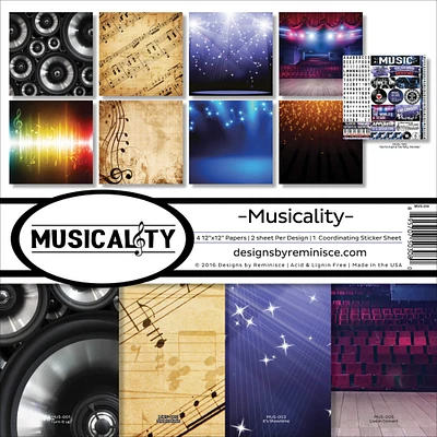 Reminisce Collection Kit 12"X12"-Musicality