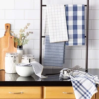 DII® French Blue Farmhouse Woven Dishtowel Set