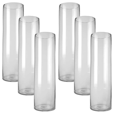 6 Pack: 24" Glass Vase by Ashland®