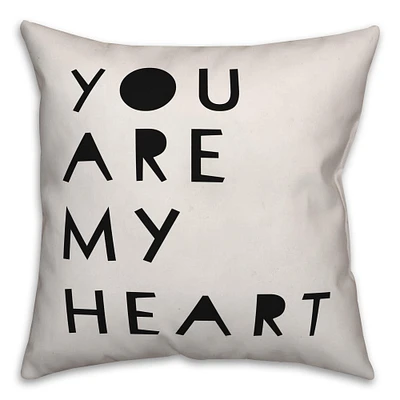 You Are My Heart Throw Pillow