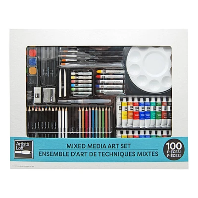 100pc. Mixed Media Art Set by Artist's Loft™