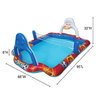 Banzai® 4-in-1 Sports Arena Splash Pool™