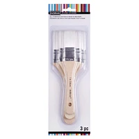 12 Packs: 3 ct. (36 total) All Purpose Synthetic Bristle Brushes by ArtMinds™