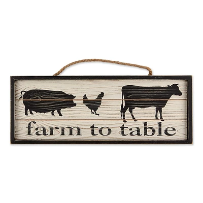 DII® Farm to Table Farmhouse Sign