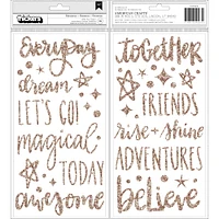 Thickers™ Adventures Glitter Foam Stickers