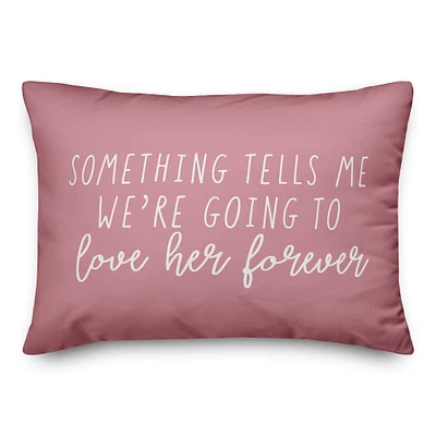 Love Her Forever Indoor/Outdoor Lumbar Pillow