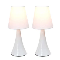 Simple Designs™ Valencia Colors 2-Pack Mini Touch Table Lamp Set