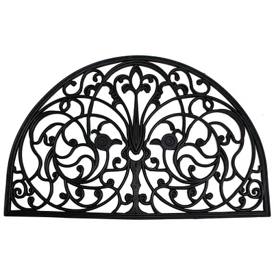 DII® J&M French Arch Half Round Rubber Doormat